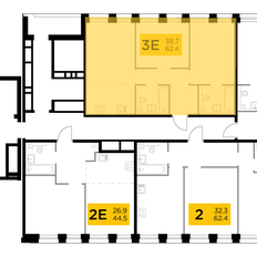 Квартира 62,4 м², 3-комнатная - изображение 2