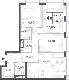 123,7 м², 4-комнатная квартира 52 545 688 ₽ - изображение 28