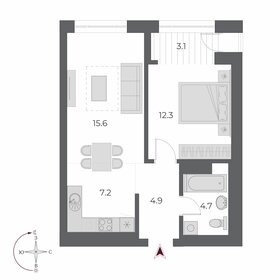 49,1 м², 2-комнатная квартира 10 150 000 ₽ - изображение 140