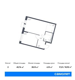 40,8 м², 1-комнатная квартира 11 678 112 ₽ - изображение 12