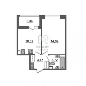 Квартира 31,3 м², 1-комнатная - изображение 1