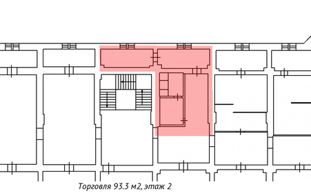 93,3 м², торговое помещение - изображение 3