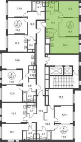 62,1 м², 2-комнатная квартира 16 143 083 ₽ - изображение 2