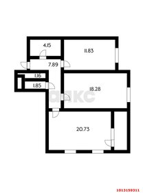 Квартира 64,1 м², 3-комнатная - изображение 1