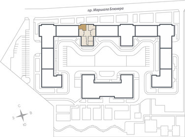 Квартира 59,5 м², 2-комнатная - изображение 2