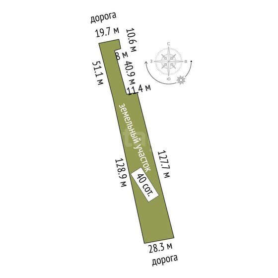 14,2 сотки, участок 26 900 000 ₽ - изображение 49