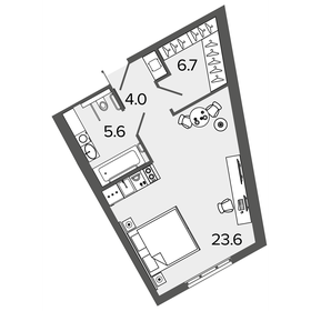 124 м², 4-комнатная квартира 44 400 000 ₽ - изображение 131