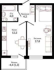 38,7 м², 1-комнатная квартира 7 012 440 ₽ - изображение 25