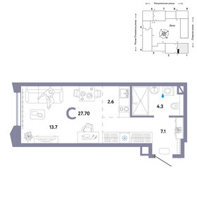 40 м², 1-комнатная квартира 13 500 000 ₽ - изображение 78