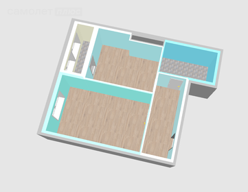 38,9 м², 1-комнатная квартира 7 550 000 ₽ - изображение 48