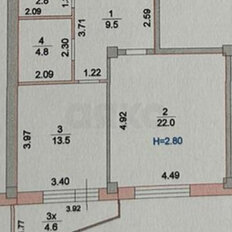 Квартира 54 м², 2-комнатная - изображение 5