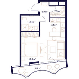 67,2 м², квартира-студия 20 890 000 ₽ - изображение 147