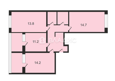 Квартира 71,6 м², 3-комнатная - изображение 1