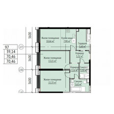 Квартира 70 м², 3-комнатная - изображение 1