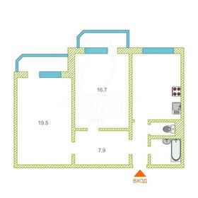 Квартира 63,9 м², 2-комнатная - изображение 5