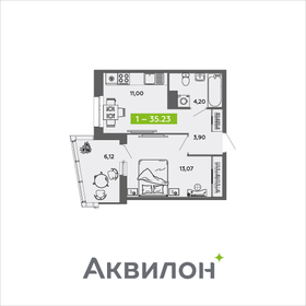 35,6 м², квартира-студия 5 450 938 ₽ - изображение 21