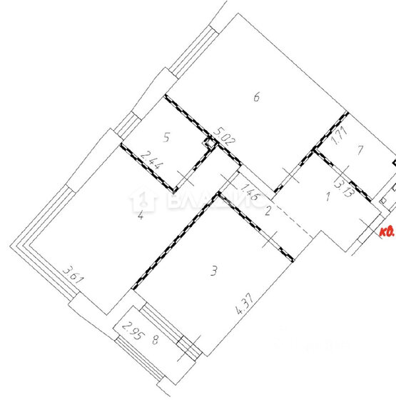 73,8 м², 2-комнатная квартира 29 500 000 ₽ - изображение 1