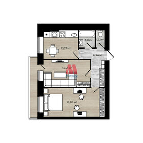 48,6 м², 2-комнатная квартира 4 250 000 ₽ - изображение 21