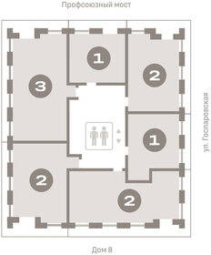 82,3 м², 1-комнатная квартира 12 490 000 ₽ - изображение 17