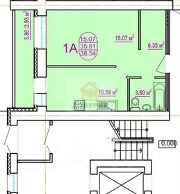 30,1 м², 1-комнатная квартира 2 600 000 ₽ - изображение 63