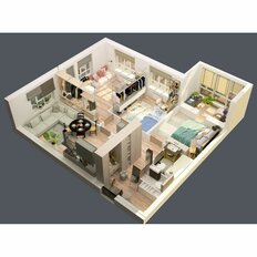 Квартира 74,9 м², 3-комнатная - изображение 3