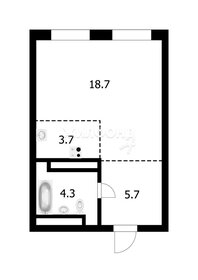 Квартира 32,4 м², студия - изображение 1