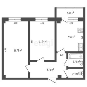 37,9 м², 1-комнатная квартира 3 200 000 ₽ - изображение 12