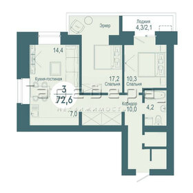 72,6 м², 3-комнатная квартира 14 157 000 ₽ - изображение 23