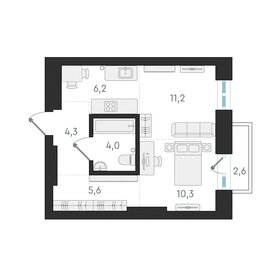 41,7 м², 2-комнатная квартира 8 550 000 ₽ - изображение 18