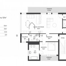 Квартира 121 м², 3-комнатные - изображение 4