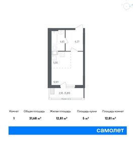 Квартира 31,7 м², студия - изображение 1