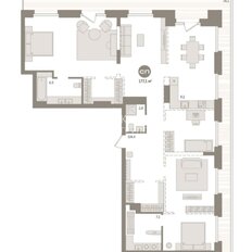 Квартира 177,1 м², 4-комнатная - изображение 2