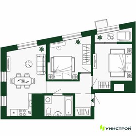 59,1 м², 2-комнатная квартира 16 364 000 ₽ - изображение 35