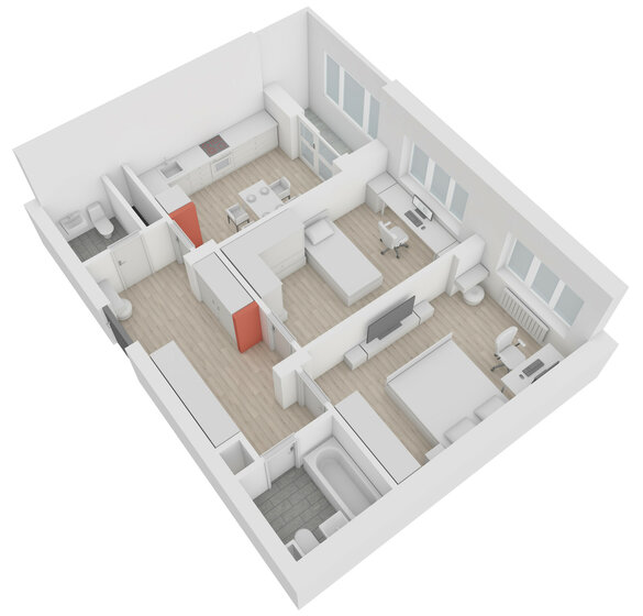 65,9 м², 2-комнатная квартира 8 565 000 ₽ - изображение 69