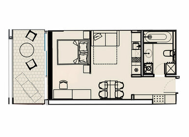 47,2 м², 1-комнатные апартаменты 66 080 000 ₽ - изображение 19