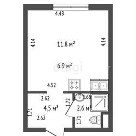 Квартира 25,8 м², студия - изображение 1