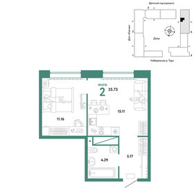 35,4 м², квартира-студия 6 230 000 ₽ - изображение 33