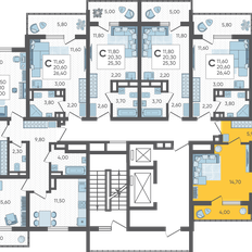 Квартира 60,4 м², 2-комнатная - изображение 2