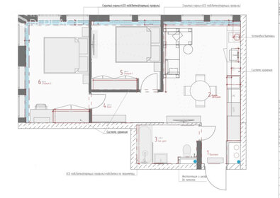 Квартира 53 м², 3-комнатные - изображение 2