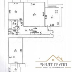 Квартира 60,7 м², 3-комнатная - изображение 1