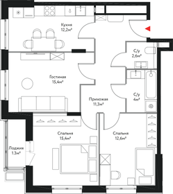 134 м², 5-комнатная квартира 70 700 000 ₽ - изображение 121