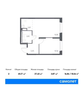 39 м², 1-комнатная квартира 7 499 000 ₽ - изображение 14