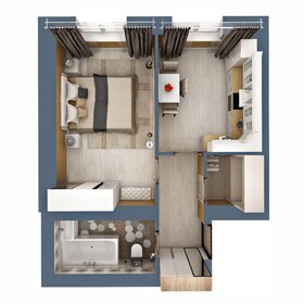 38,7 м², 1-комнатная квартира 3 250 000 ₽ - изображение 42