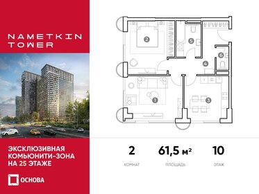 57,9 м², 2-комнатная квартира 23 000 000 ₽ - изображение 94