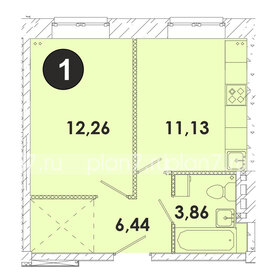 Квартира 33,7 м², 1-комнатная - изображение 1