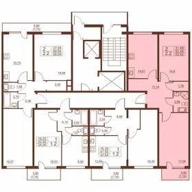 62,6 м², 2-комнатная квартира 8 650 000 ₽ - изображение 83