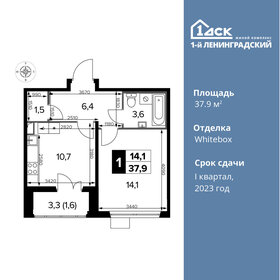 38,2 м², 1-комнатная квартира 12 384 440 ₽ - изображение 90