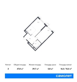 35 м², 1-комнатная квартира 9 800 000 ₽ - изображение 64