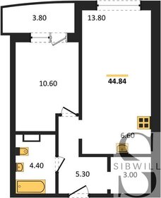 42 м², 1-комнатная квартира 5 800 000 ₽ - изображение 67