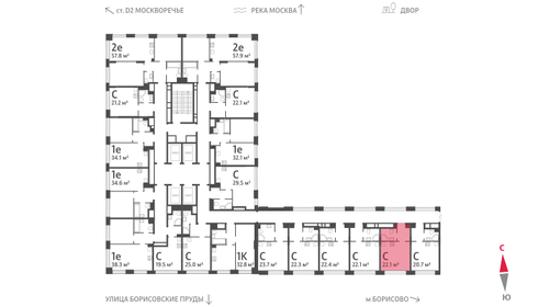 16,6 м², апартаменты-студия 4 980 000 ₽ - изображение 103